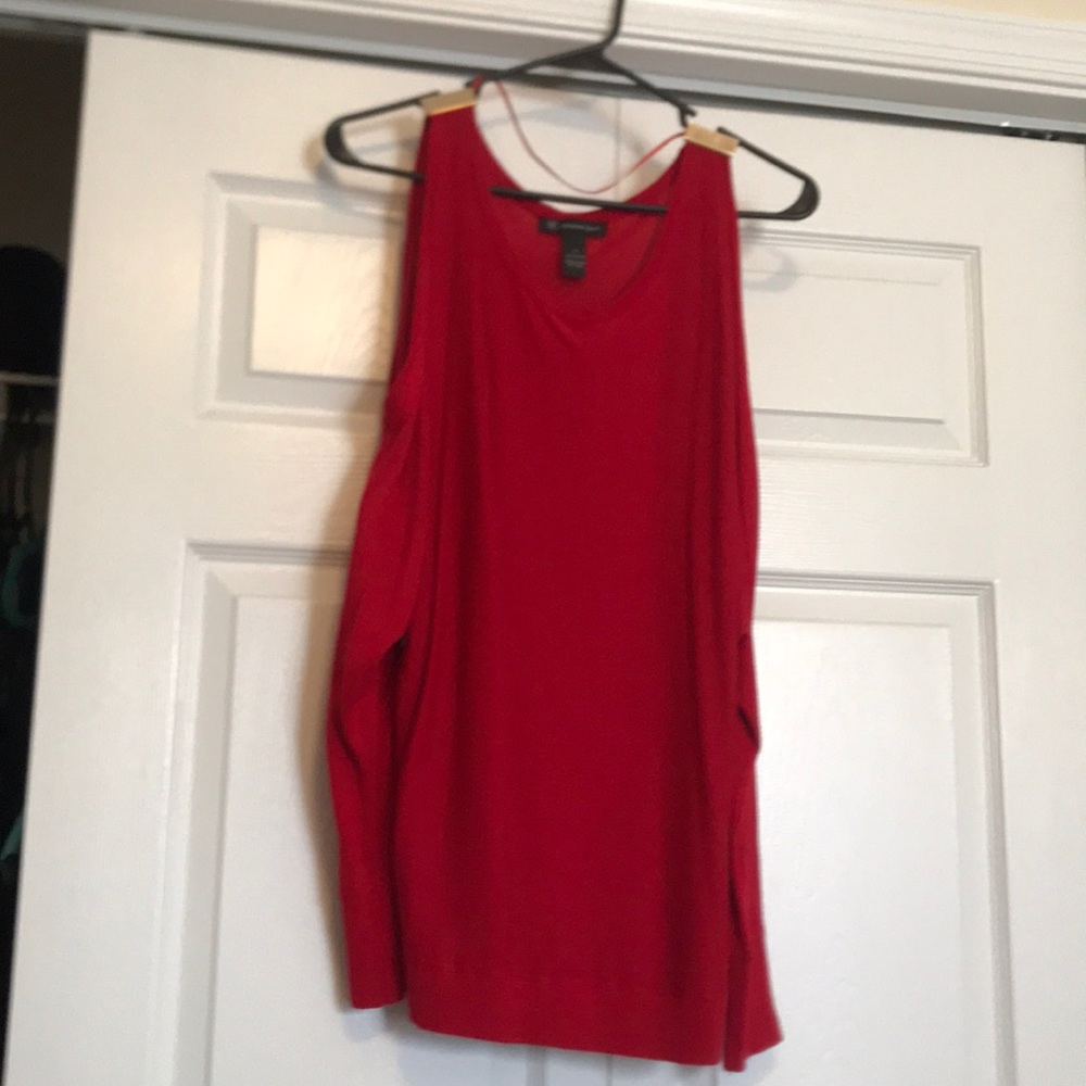 Cut Out Shoulder Sweater